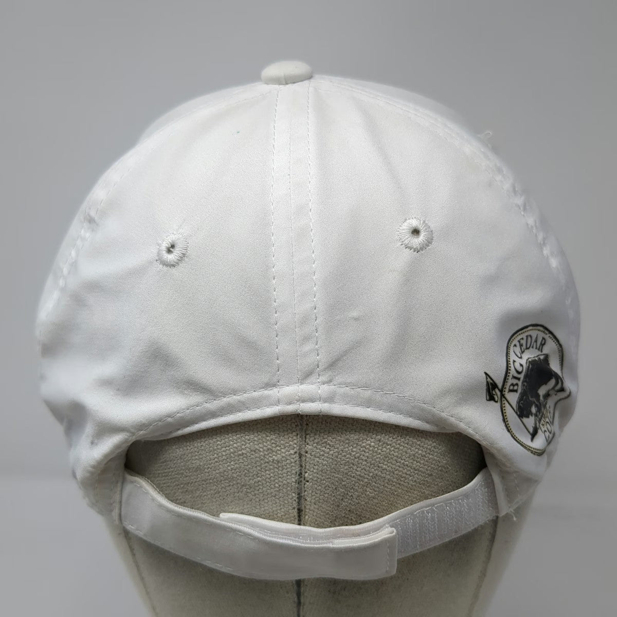 Baseball Cap White One Size Strapback Applied Underwriters Invitational Golf Hat