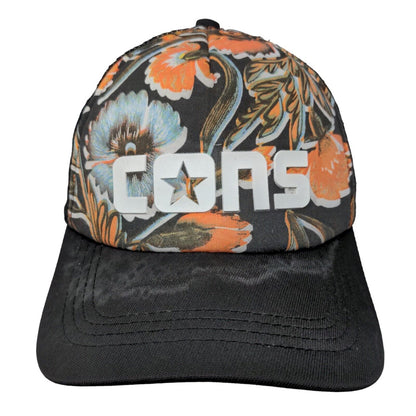 Cons Snapback Trucker Hat Multicolor One Size Floral Mesh Back Converse