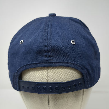 MK Rail Corporation 5 Panel Blue One Size Snapback Railroad Hat Train Logo