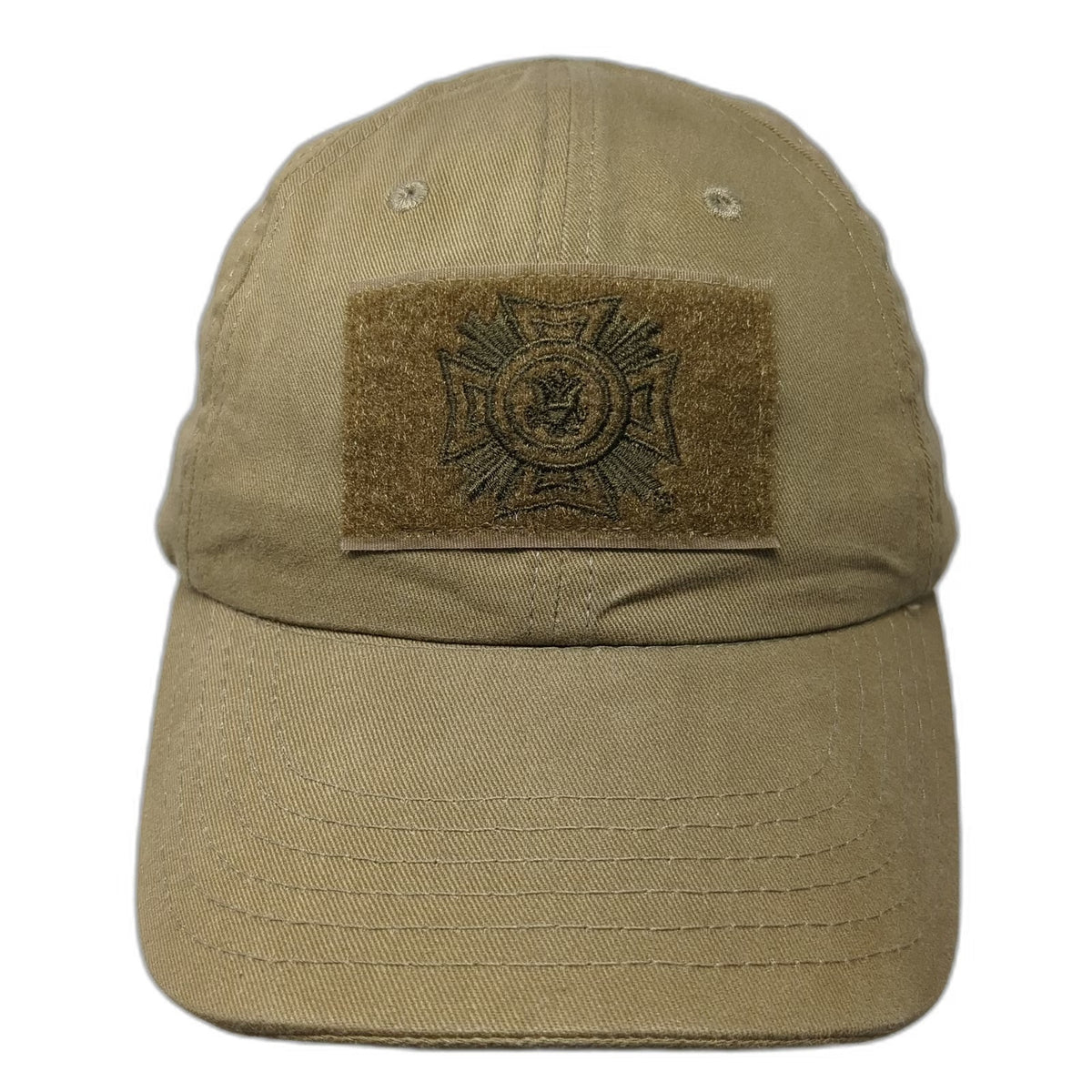 AmeriCap Baseball Cap Brown One Size Strapback USA Made Tactical Patch Hat