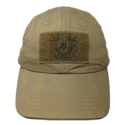 AmeriCap Baseball Cap Brown One Size Strapback USA Made Tactical Patch Hat
