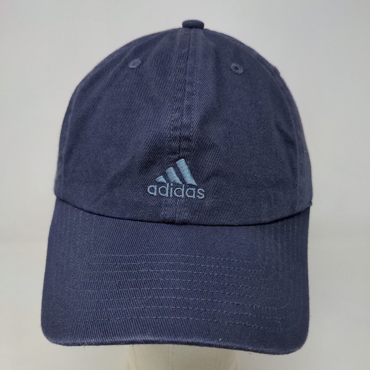 Adidas Aeroready Men's Slideback hat Blue Embroidered Logo 100% Cotton