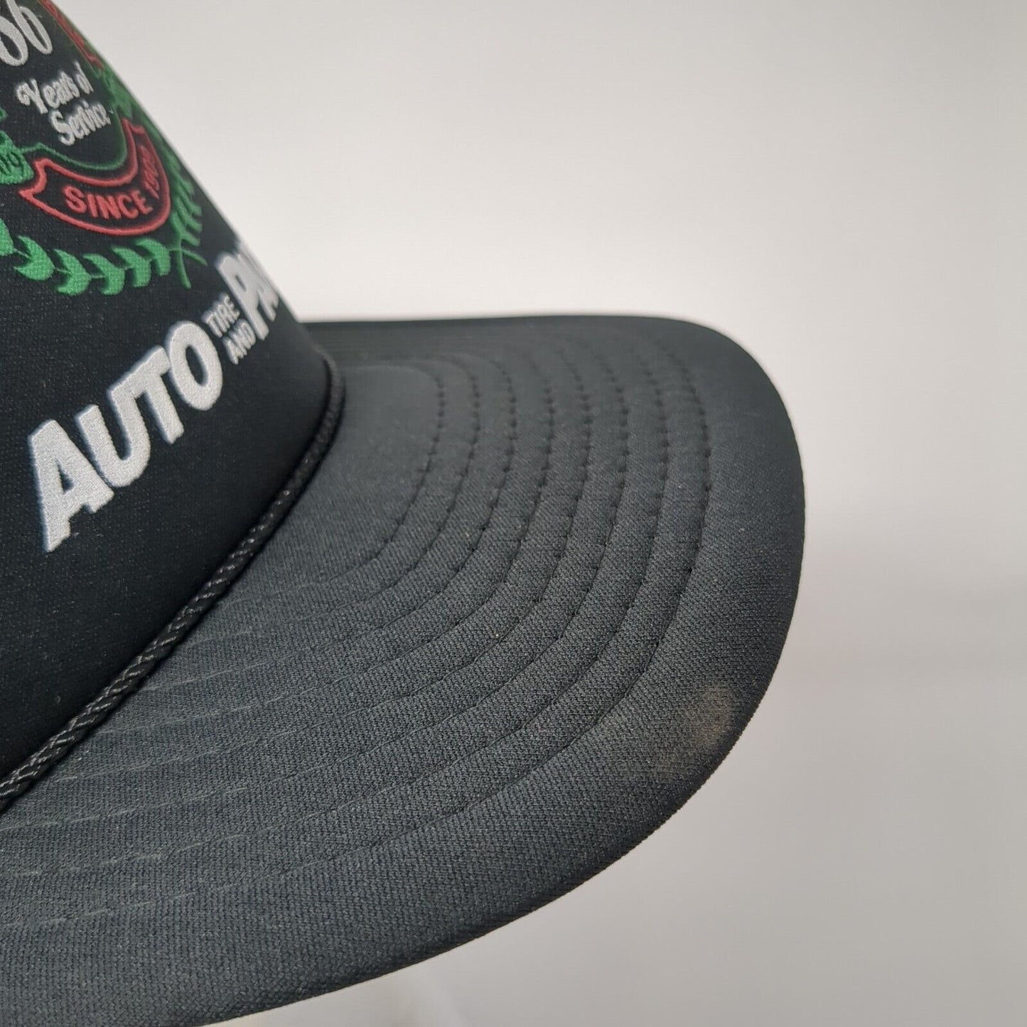 Auto Tire And Parts Snapback Rope Trucker Hat Black One Size Adjustable