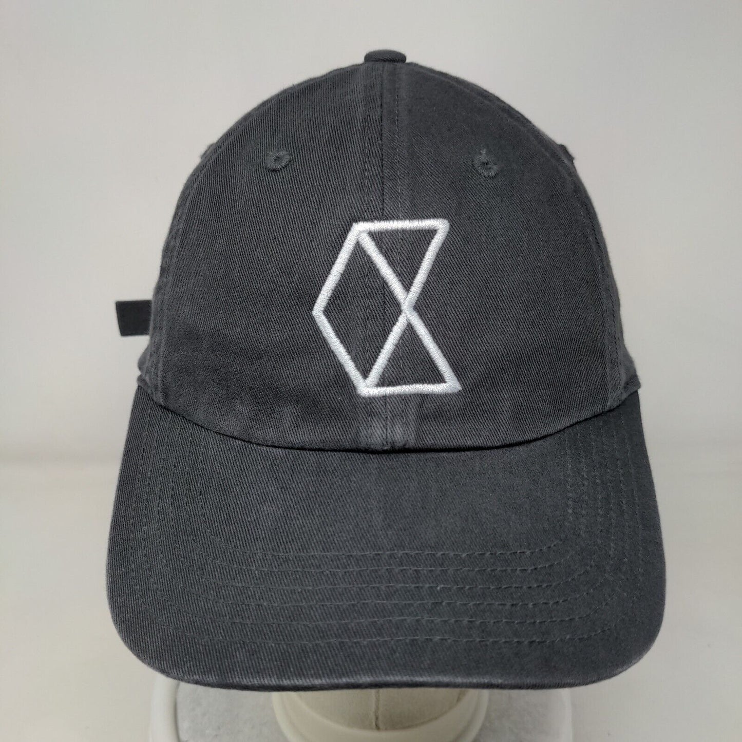 Richardson Slideback Hat Gray M/L Solid Embroidered Checkout.com Crypto