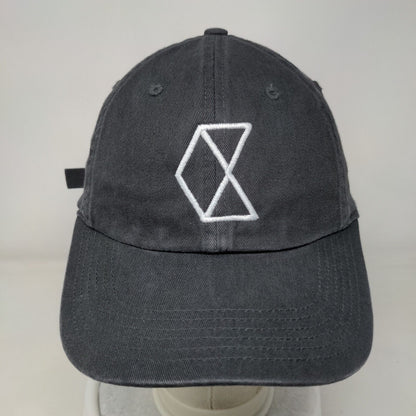 Richardson Slideback Hat Gray M/L Solid Embroidered Checkout.com Crypto