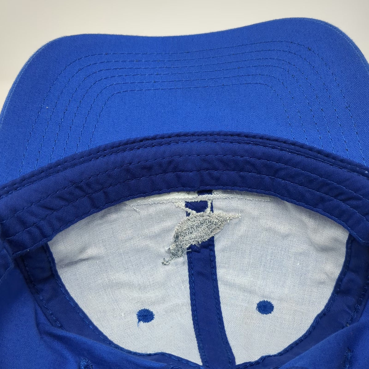 Town Talk Baseball Cap Blue OSFM Embroidered Quail Run Golf Club Logo Hat Cotton