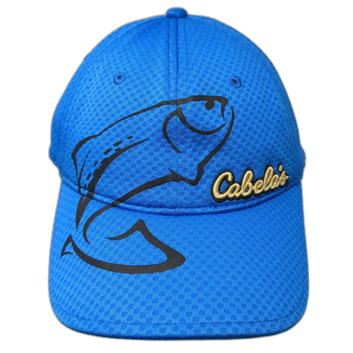 Cabela's Baseball Cap Blue One Size ProFlex Fishing Trout Outfitter Mesh Hat