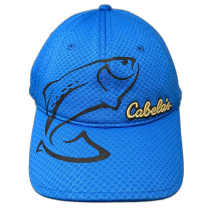 Cabela's Baseball Cap Blue One Size ProFlex Fishing Trout Outfitter Mesh Hat