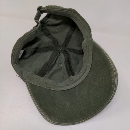 Unbranded Men's Slideback Hat Green Size OSFM Blank 100% Cotton Adjustable