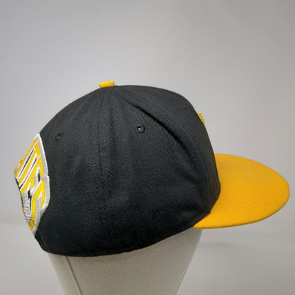 New Era MLB Pittsburgh Pirates Snapback Hat Black Yellow One Size 9FIFTY Brim