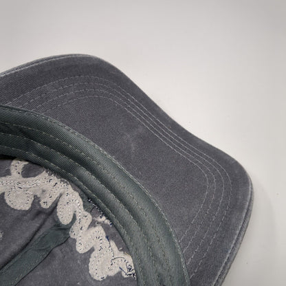 Siena Italia Slideback Hat Gray OS Adjustable Embroidered Patriotic Capello