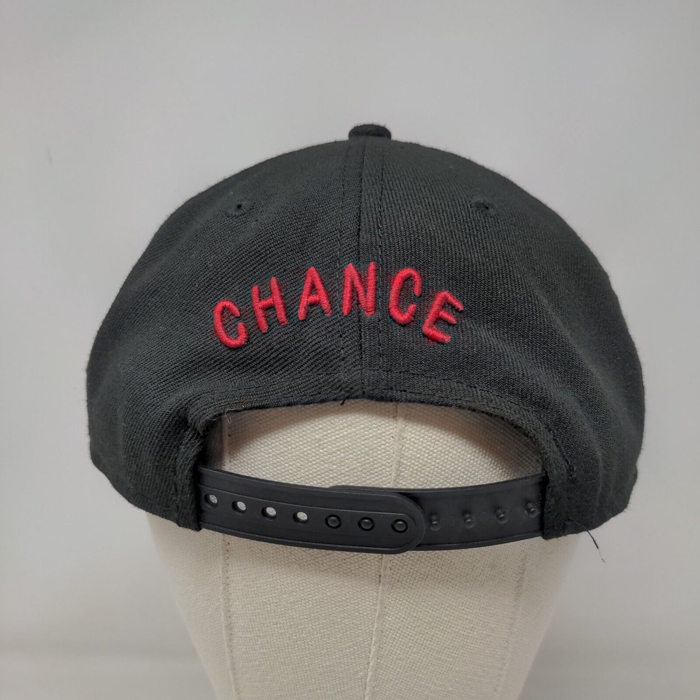 New Era 9Fifty Original Fit Mens Snapback Hat Black Size OSFM Embroidered 3 Logo
