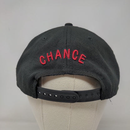 New Era 9Fifty Original Fit Mens Snapback Hat Black Size OSFM Embroidered 3 Logo