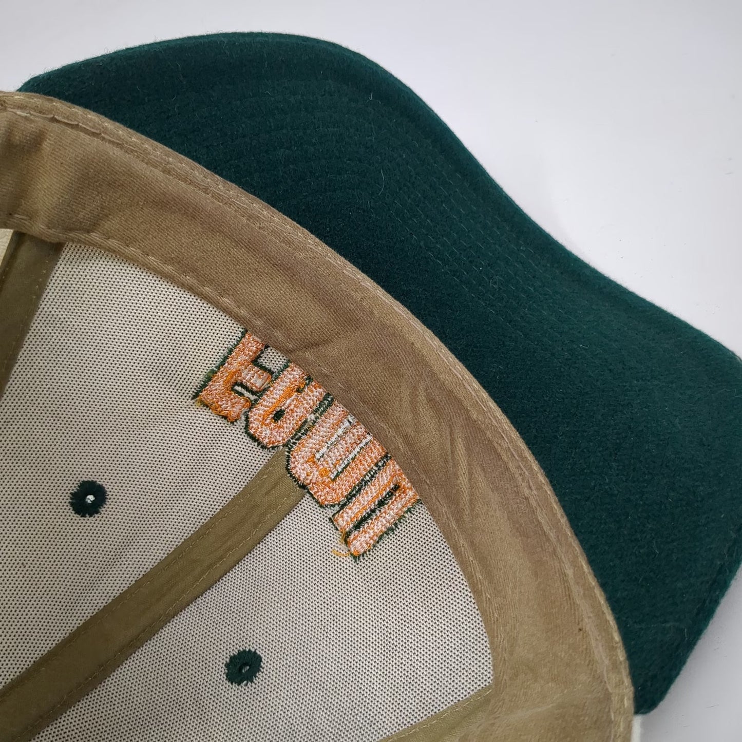 Hood Hat LLC Snapback White One Size FAMU Florida A&M Rattlers Snake Wool Hat
