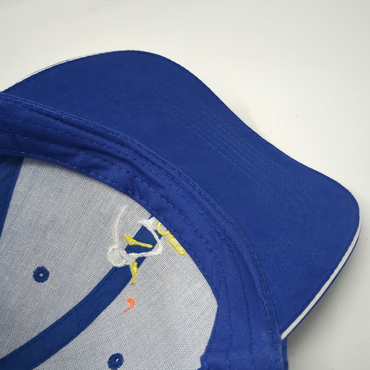 Adams Baseball Cap Blue One Size Embroidered OSP Logo Strapback Hat Mesh Lining
