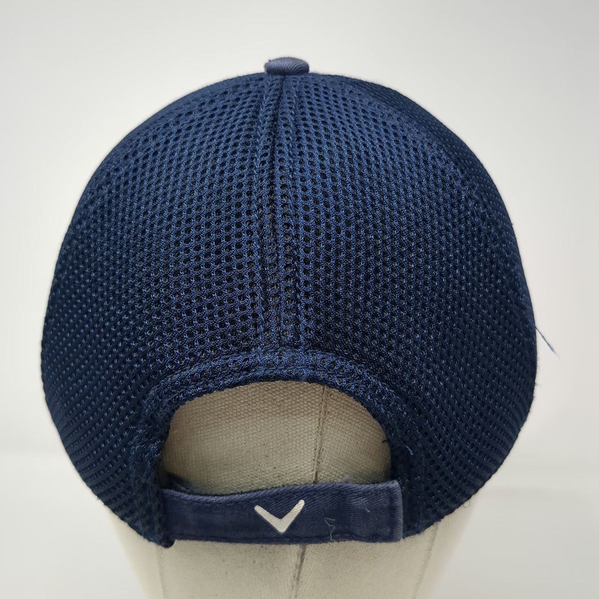 Callaway Baseball Cap Blue One Size Mesh Back Golf Hat Adjustable Chevron Logo