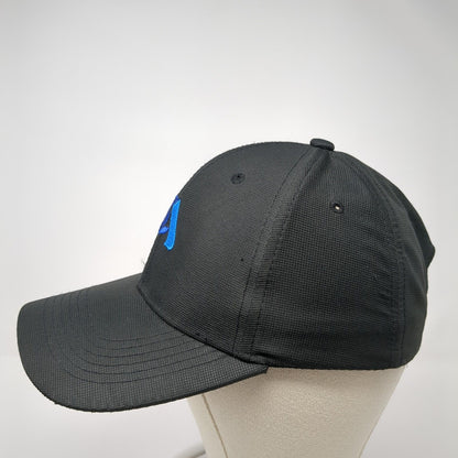 Albertsons Strapback Hat Black One Size Adjustable Embroidered Image Solutions