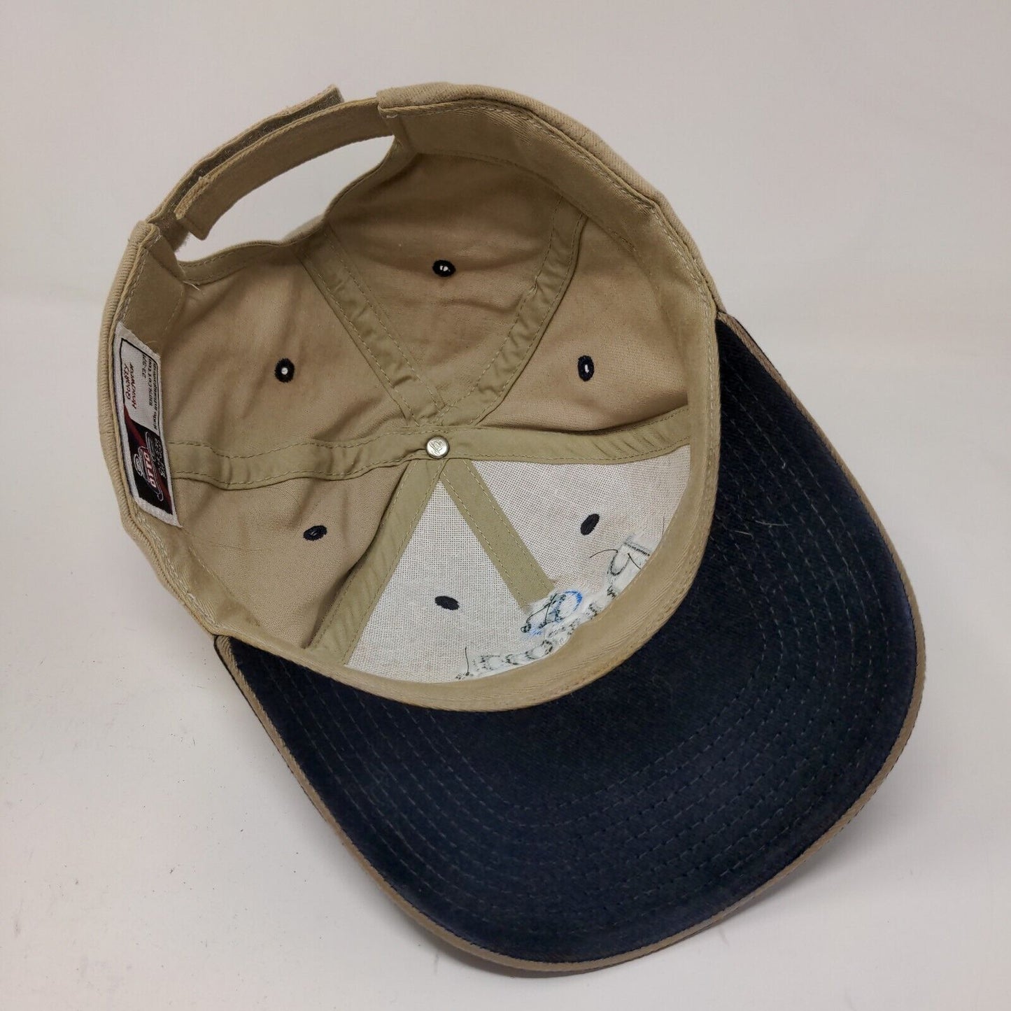 Otto Men's Strapback Hat Tan Size OSFM Embroidered Puron by Carrier Logo