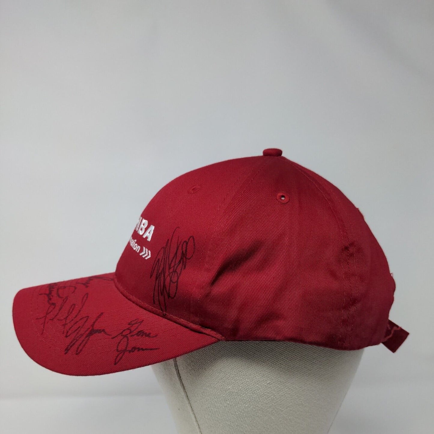 Toshiba Leading Innovation Hat Red OSFA Signed Port & Company 6 Panel
