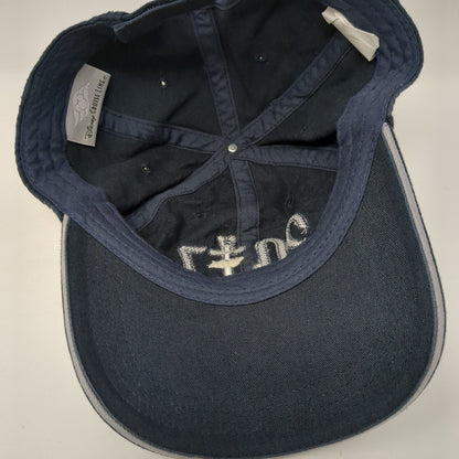 2017 Disney Cruise Line Strapback Hat Blue One Size Solid Adjustable