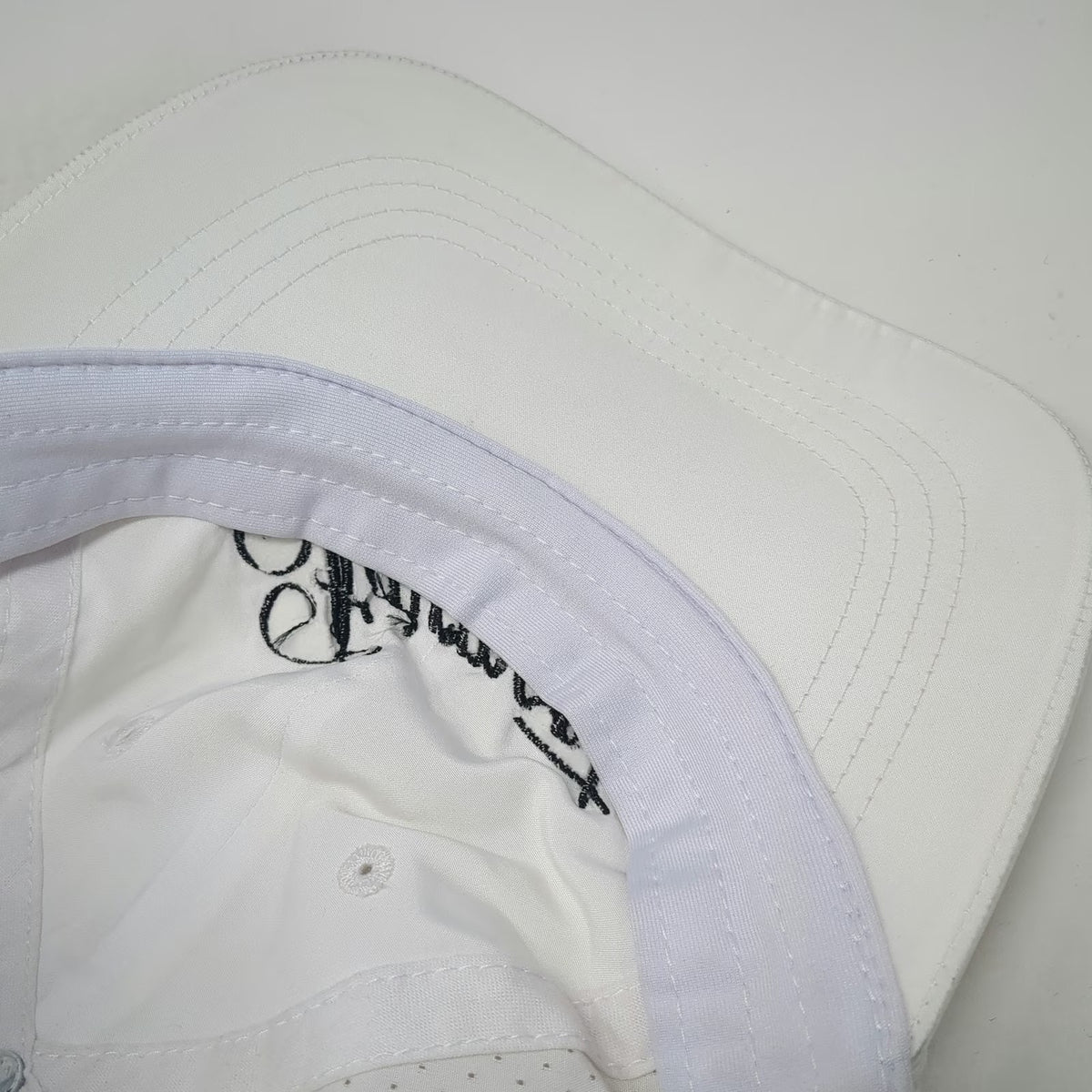 Port Authority Baseball Cap White One Size Fairmont El San Juan Hotel Hat Black
