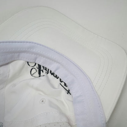 Port Authority Baseball Cap White One Size Fairmont El San Juan Hotel Hat Black