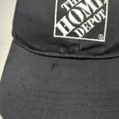BDA The Home Depot Hat Baseball Cap Black One Size Slideback Embroidered Logo