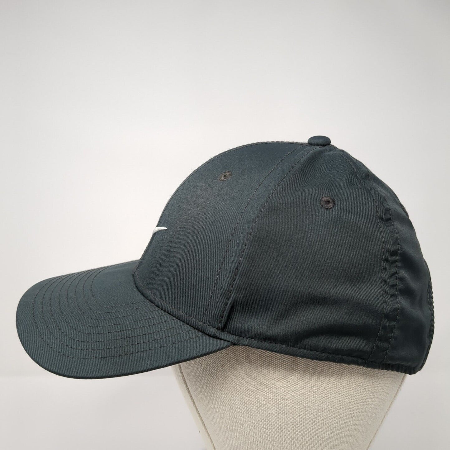 Nike Swoosh Slideback Golf Hat Gray One Size Embroidered Legacy91