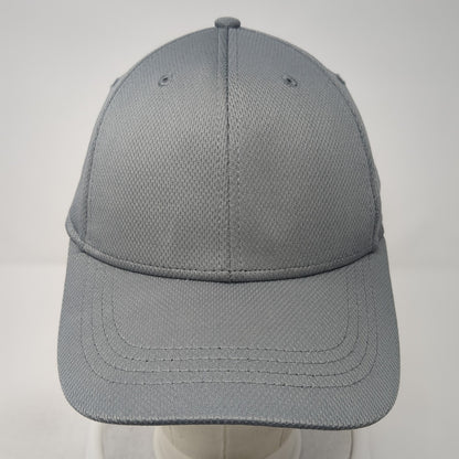Athletic Works Fitted Hat Gray XL Solid Stretch Vent Holes Outdoor Blank
