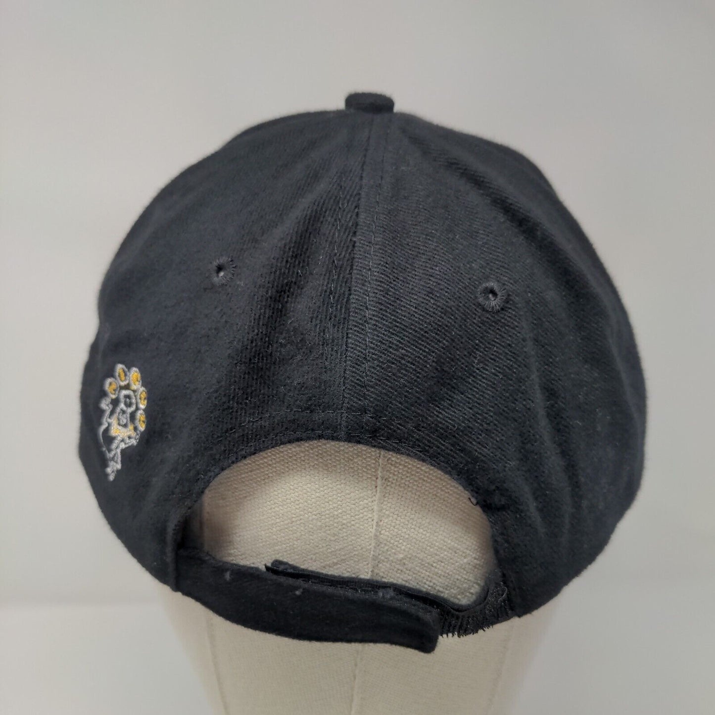 Nicholas & Company Strapback Hat Black One Size Adjustable Embroidered AMC