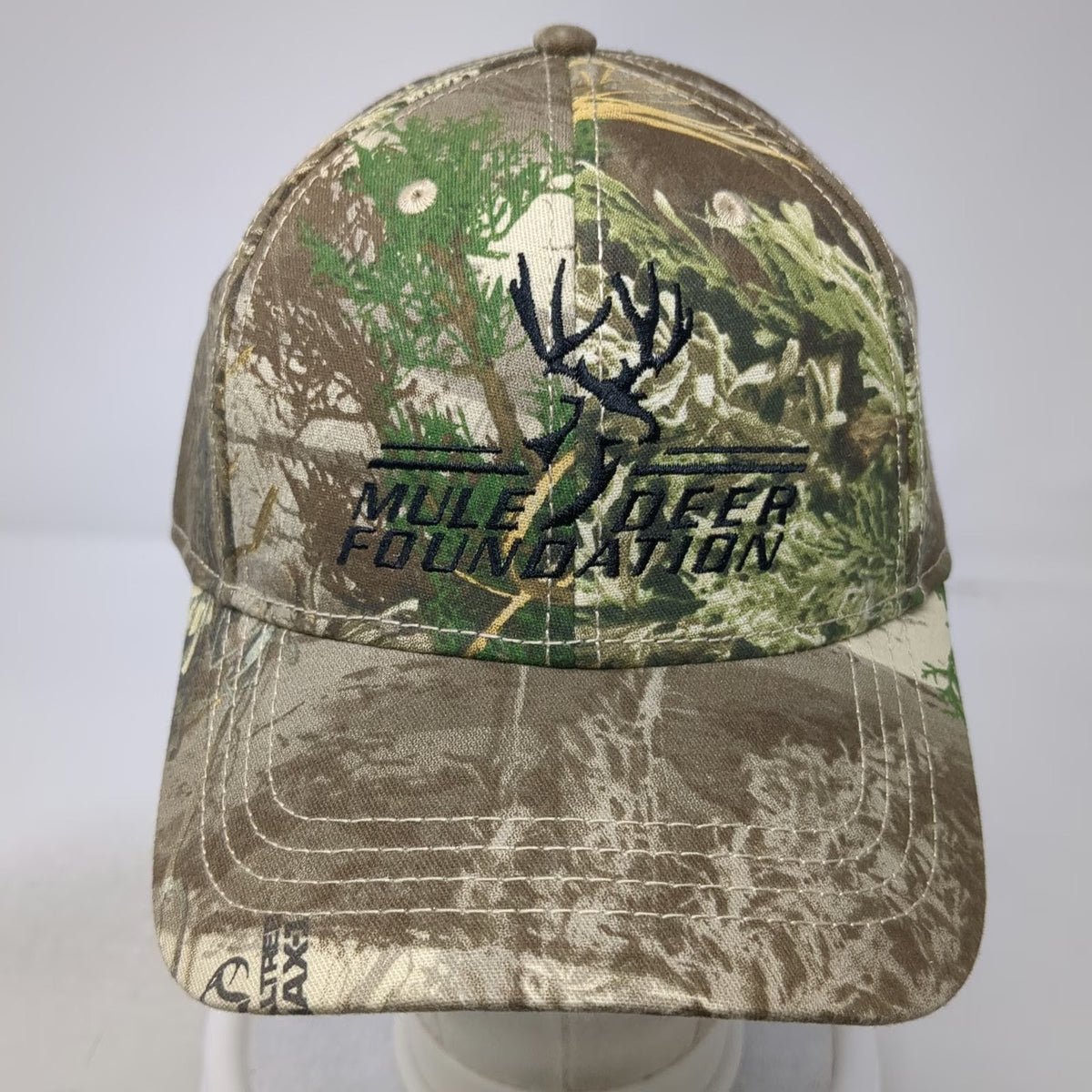 Mule Deer Foundation Baseball Cap Brown One Size Camo MDF Strapback Hat