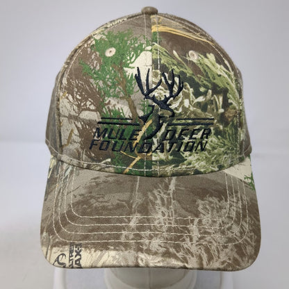 Mule Deer Foundation Baseball Cap Brown One Size Camo MDF Strapback Hat