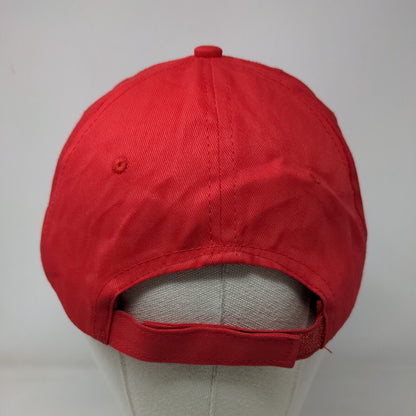 Morton Plant Mease Cardiac Rehabilitation Strapback Hat Red One Size Hit Wear