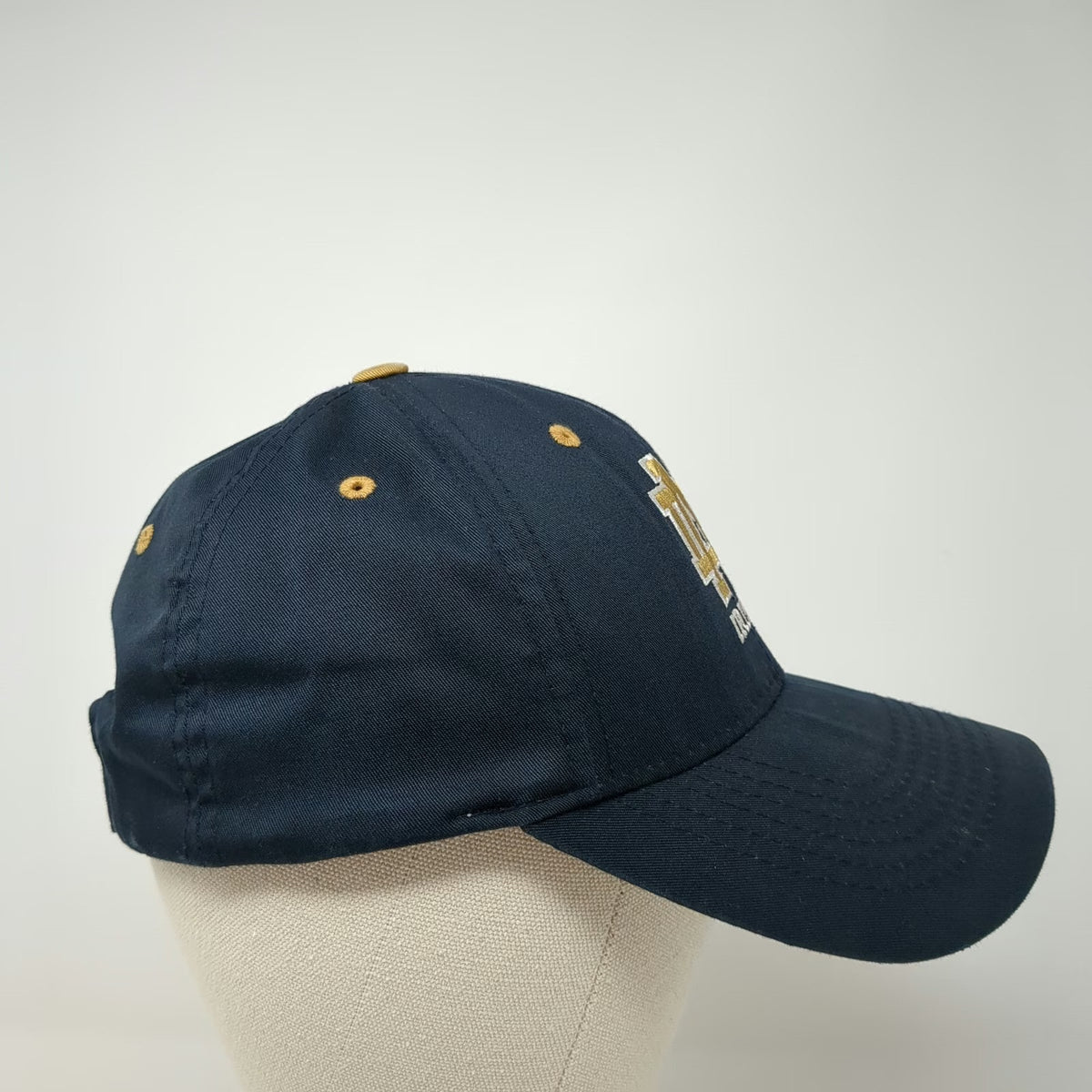 Captivating Headwear Notre Dame Fighting Irish NCAA Blue Hat One Size Strapback