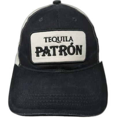 Patron Tequila Baseball Cap Black One Size Simply Perfect Patch Two Tone Hat