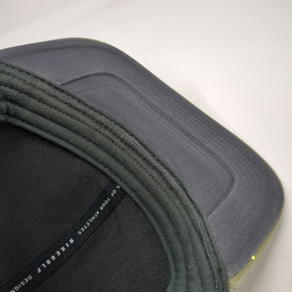 Nike Snapback Green One Size Polka Dot Golf Hat Swoosh Logo Dri-Fit Adjustable