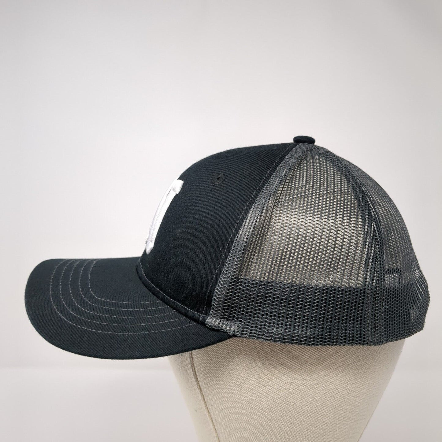 Letter N Snapback Mesh Back Trucker Hat Youth One Size Embroidered
