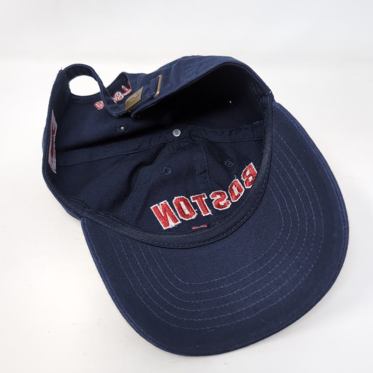 Boston Est. 1630 Slideback Hat Blue One Size Adjustable Embroidered Bay State