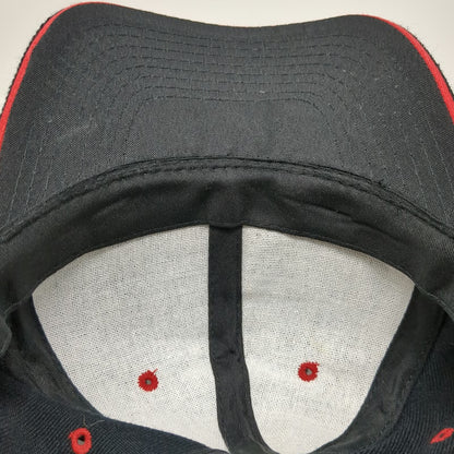 Czech Republic Flag Black One Size Baseball Cap Hat Acrylic Wool Red Underbill