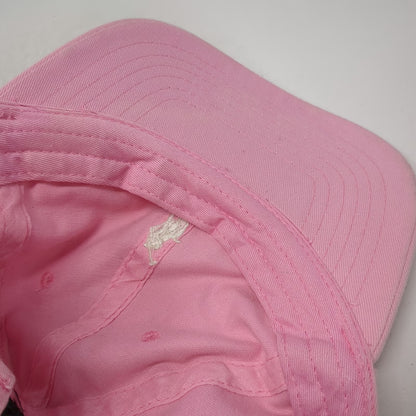 Ralph Lauren Baseball Cap Pink Vintage USA Made Cotton Pony Logo Strapback Hat