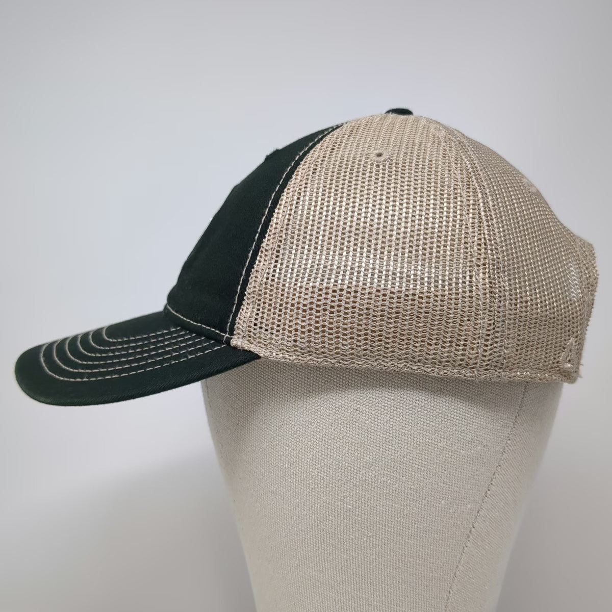 Ahead Trucker Hat Black One Size Dropping Junior Championship Golf Mesh Back