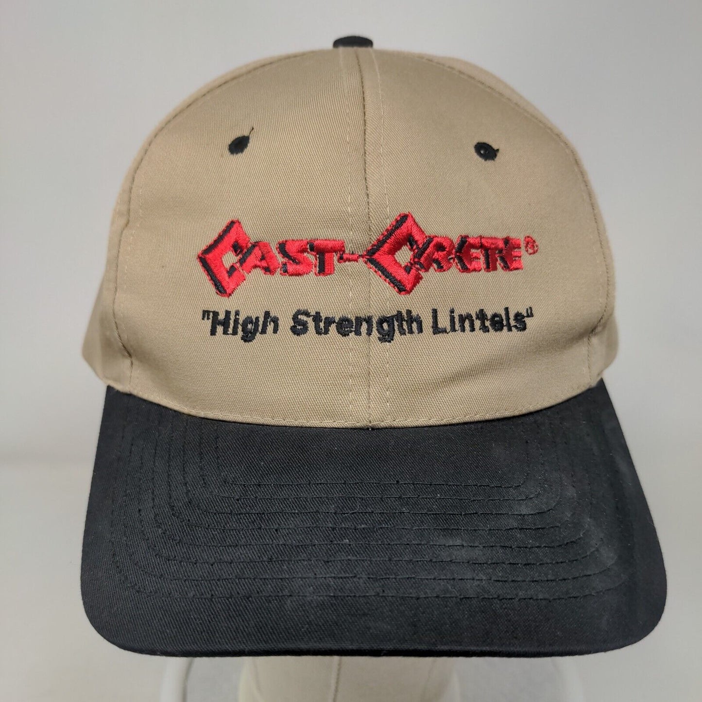 Cast-Crete High Strength Lintels Snapback Hat Tan One Size Embroidered