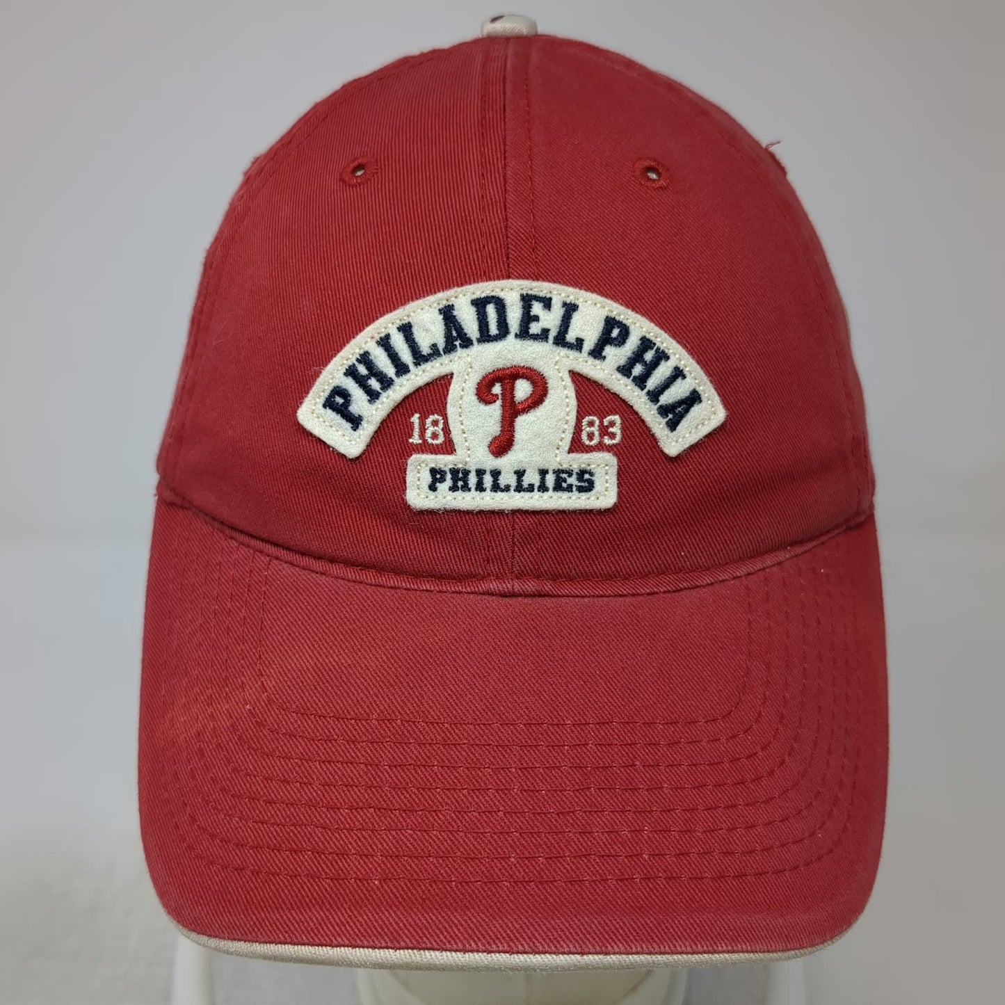 Philadelphia Phillies MLB Drew Pearson Baseball Cap Red One Size Strapback Hat
