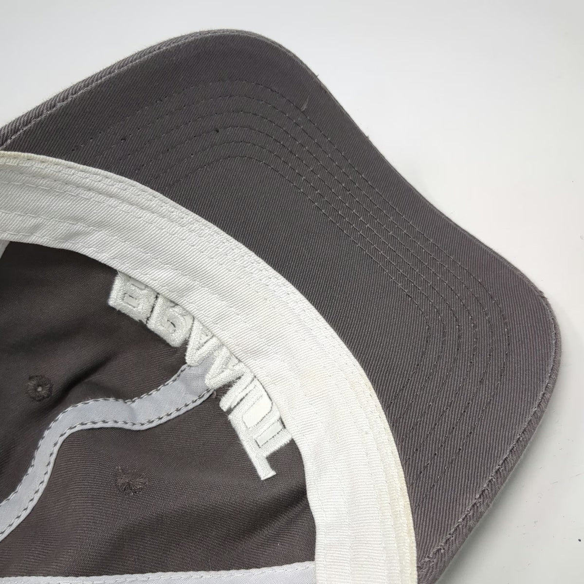 Outdoor Cap Gray One Size Baseball Brandt Embroidery Mesh Back Strapback Hat