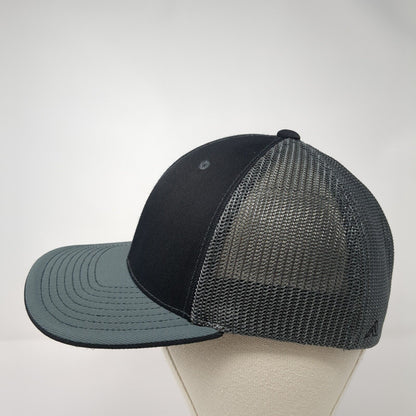 CrossFit Fireside Logo Fitted Trucker Hat Gray 6 7/8-7 3/8 Colorblock