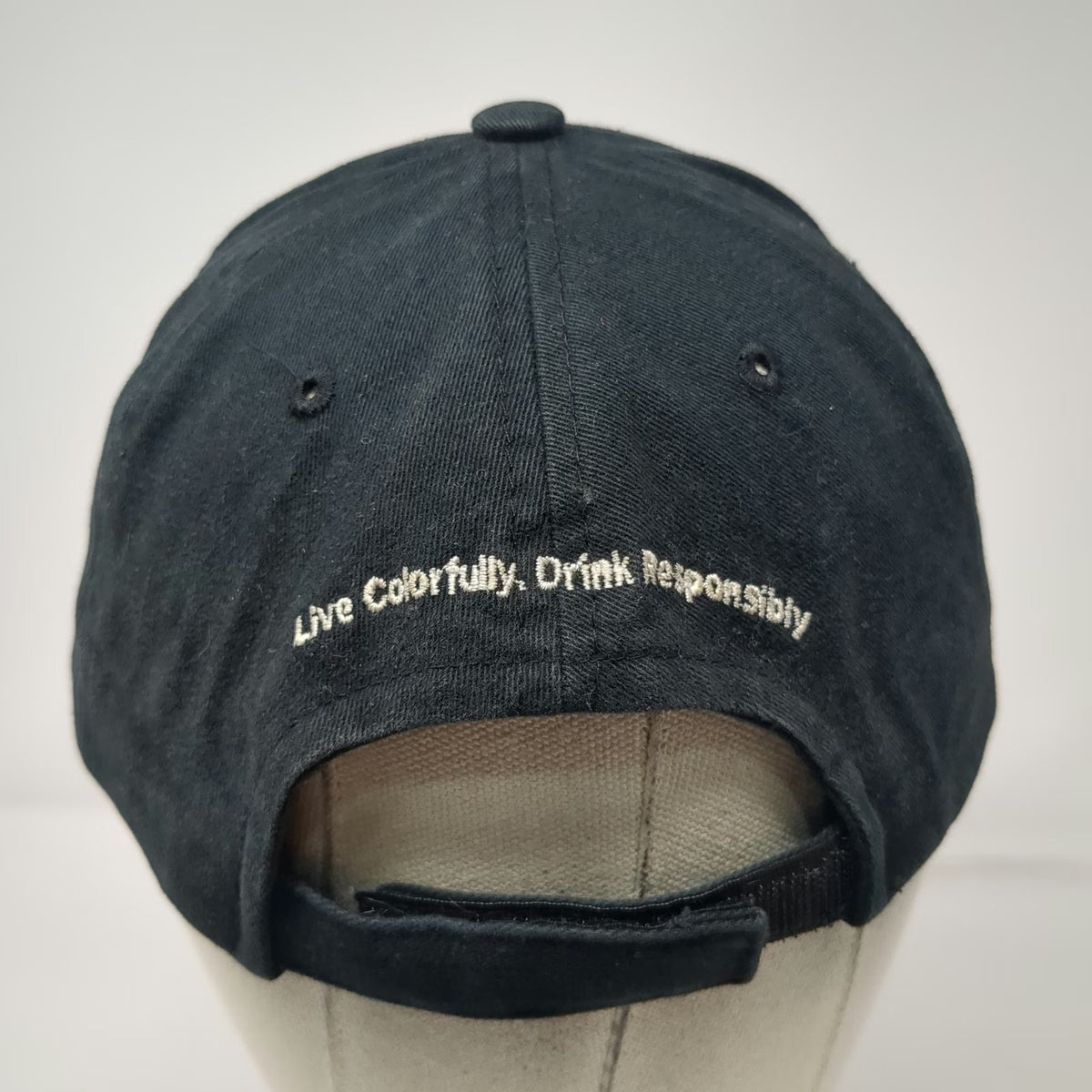 Magic Headwear 5 Panel Black OSFM Hat Jack Daniels Country Cocktails Strapback