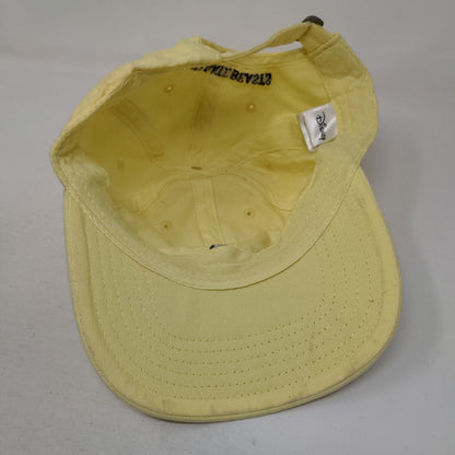 I Only Date Beasts Slideback Hat Yellow One Size Adjustable Embroidered Disney