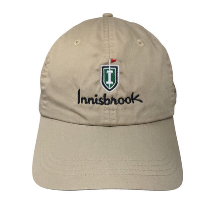 Innisbrook Strapback Hat Tan One Size Classic Cut Embroidered Ahead Lightweight