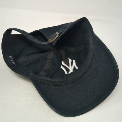 New York Yankees MLB '47 Baseball Cap Black One Size Cotton Slideback Logo Hat