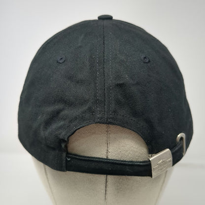 Harley-Davidson Baseball Cap Black One Size Silver Studded Hat Adjustable Script